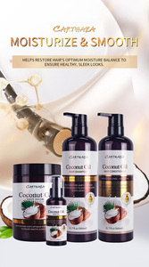 Ensemble de produits capillaires à marque privée sans sulfate, soin hydratant et nourrissant pour cheveux bouclés, shampoing et après-shampoing - Product Image 4