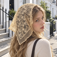 Écharpe triangulaire à motifs étoilés, foulard en maille transparente pour femmes, idéal pour les fêtes et le quotidien, vente en gros