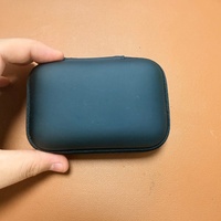 Étui de transport pour disque dur, sac de rangement, pochette de transport universelle polyvalente, compatible avec les disques durs de 2,5 pouces, étui de voyage antichoc en EVA