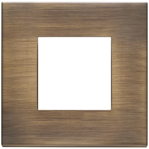 Brushed Antique Bronze Wall <b>Switch</b> <b>Plate</b> 9.6 Cm Square For Electrical Outlet Cover - Product Image 1