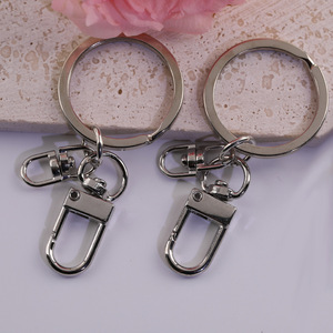 Juego de anillas para cerraduras de puertas metálicas, gancho de anilla plana, accesorios DIY para bolsos, suministros para fabricación de joyas, Primavera 2024, Origen Yiwu - Product Image 2