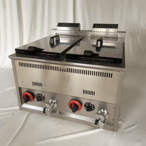 Friggitrice <span class=keywords><strong>a</strong></span> <span class=keywords><strong>Gas</strong></span> macchina <span class=keywords><strong>a</strong></span> <span class=keywords><strong>Gas</strong></span> commerciale <span class=keywords><strong>cucina</strong></span> Fast Food macchina con valvola di scarico olio - Product Image 5