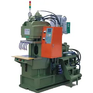 AC power cord plug vertical inject molding making machine