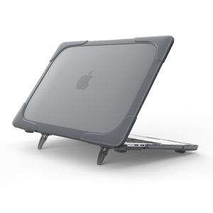 <span class=keywords><strong>Pour</strong></span> <span class=keywords><strong>Macbook</strong></span> <span class=keywords><strong>Air</strong></span> 13 housse d'ordinateur portable Slim Business Style étui de protection rigide avec béquille A1932 A2179 A2337 M1 étui de mode - Product Image 2