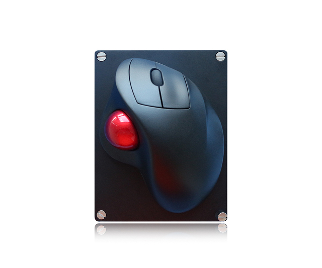 3 keys IPX6 rated ergonomic rugged thumb ball trackball mouse