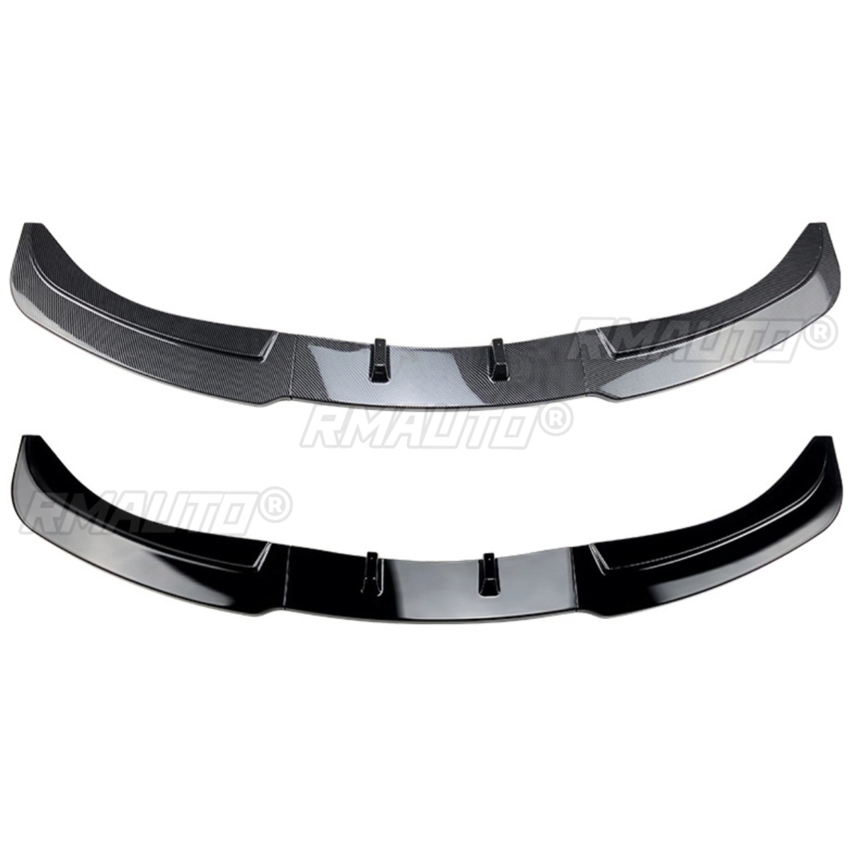 Glossy Black Front Bumper Lip