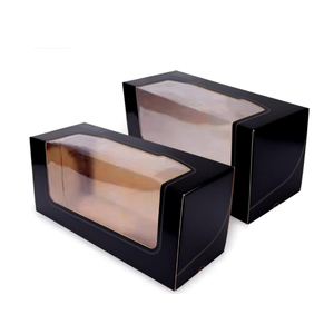 High Quality Custom logo Wholesale Cardboard Paper <b>Gift</b> <b>Box</b> with <b>clear</b> Window - Product Image 1