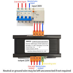 หม้อแปลง<span class=keywords><strong>2</strong></span>.5KVA รุ่น SG SBK หม้อแปลงชนิดแห้งสามเฟส380V ถึง220V สำหรับเครื่องมือเครื่องจักร - Product Image 2