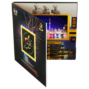 Tarjeta de felicitación Lcd de alta calidad personalizada, pantalla de invitación, folleto de vídeo, caja de regalo de vídeo Lcd Hd al por mayor - Product Image 2