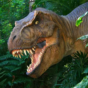 Ticari sınıf 3d dinozor jurassic park yüksek taklit dinozor tedarikçisi