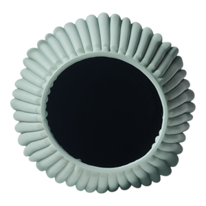 Vaso in Ceramica Alto e Scanalato, Design Verticale Moderno per Arredamento Soggiorno, Vaso per Fiori Decorativo - Product Image 3