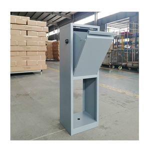 Boîte aux lettres de jardin en gros, grande capacité, en métal, pour la livraison de colis, boîte de dépôt de colis extérieure - Product Image 3