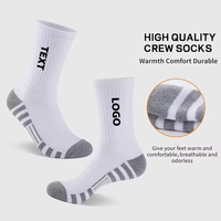Chaussettes de sport unisexes personnalisées OEM de qualité supérieure, écologiques, respirantes, en coton tricoté, pour la salle de sport