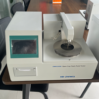 Analyseur de point d'allumage et de point de combustion à coupelle ouverte pour pétrole ZWKS3000, écran tactile LCD couleur, plage de mesure 40~400, Platine