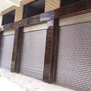 Hot Sale High Quality Electric Stainless Steel Roller Shutter For Store And Garage