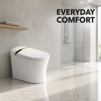 Toilette intelligente avec siège chauffant et télécommande S-Trap