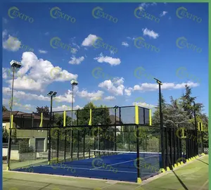 EXITO 2024 Competitive Price Panoramic Padel Tennis Courts Hot Sale In Worldwide Pista De Padel