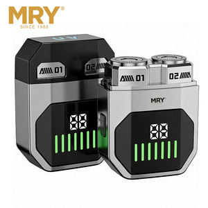 เครื่องโกนหนวดไฟฟ้าแบบพกพา MRY รุ่น IPX7 ไร้สาย ชาร์จไฟได้ ใช้ตัดแต่งหนวดเครา สำหรับผู้ชาย - Product Image 1