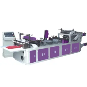 XKLL Non Woven Zipper Type Cloth Bag Making Machine 80m/min 1800-6000 Bags/hour