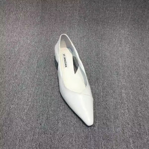 Sandalias de Tacón Alto Stiletto con Correa al Tobillo para Mujer, Diseño Veraniego, Sexy, Color Verde Perenne, Punta Puntiaguda, Bordadas con Cuentas, de Cuero Genuino - Product Image 4