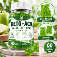 Complément Alimentaire Vitamines Keto Gummies 60 Pièces ACV Favorise la Digestion Directement du Fabricant en Stock