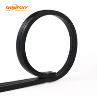 SHINESKY alta calidad 1615 tira de neón negra Smd2835 impermeable IP67 DC24V Blanco/CCT/RGB/rgbw luz de neón Led Flexible