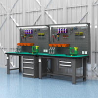 Table de travail antistatique ESD industrielle pour la production et la maintenance électroniques