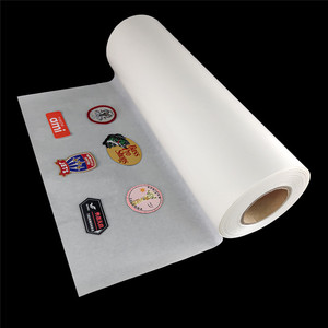Película adhesiva de fusión en caliente transparente <span class=keywords><strong>PO</strong></span>/TPU/<span class=keywords><strong>PA</strong></span> de alta calidad con papel de liberación para parches de bordado - Product Image 1