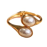 Attaches de rideaux en métal style rétro européen, perles et feuilles, luxueuses et élégantes, pour une esthétique haut de gamme - Vente en gros