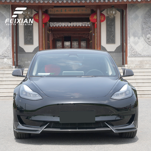 Kit aérodynamique Performance pour Tesla Model 3 2019-2024 : Lame avant, Lame arrière, Jupes latérales, Spoiler, Aile, Rideau d'air - Product Image 5