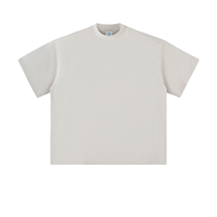 T-shirt rétro américain en coton à col montant et manches courtes, de haute qualité, personnalisé pour hommes et femmes