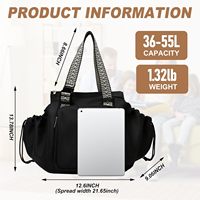 En Uygun Fiyatlı Unisex Yüksek Kapasiteli Spor Antrenman Seyahat Çantası Çapraz Askılı Çanta Fitness Düzenleyici Sırt Çantası Spor Salonu Çantası