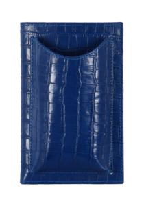 Ensemble de housses de voyage personnalisées en cuir véritable gaufré croco pour téléphone portable et passeport, marque privée, OEM/ODM, vente en gros, luxe - Product Image 6