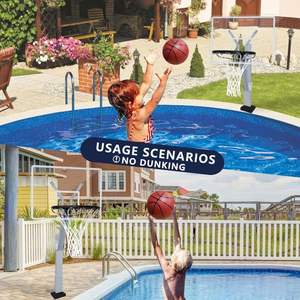 Système <span class=keywords><strong>de</strong></span> <span class=keywords><strong>panier</strong></span> <span class=keywords><strong>de</strong></span> <span class=keywords><strong>basket</strong></span>-ball réglable à longue durée <span class=keywords><strong>de</strong></span> vie pour piscine creusée extérieure - Product Image 5