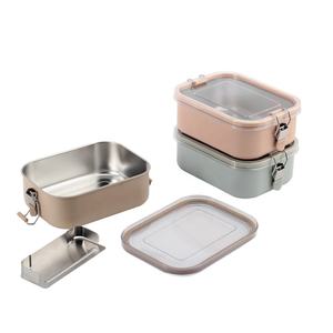 Removable Dividers, Bento <b>Box</b> for <b>Adults</b> with Snack Pod, Eco-Friendly Stainless Steel <b>Lunch</b> <b>Box</b> Container - Product Image 6
