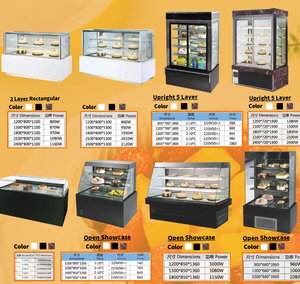 Bánh refrigerador nhỏ truy cập tủ lạnh 24 inch bánh Máy làm lạnh điện hiển thị hiển thị trường hợp tủ CN <span class=keywords><strong>2025</strong></span> các bộ phận 5 lớp - Product Image 6