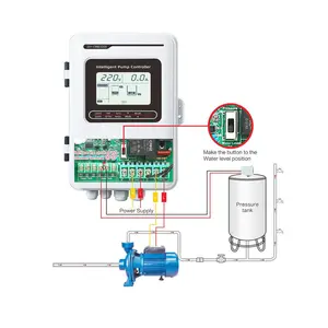 Submersible Pump Controller Perform Power Factor Correction Intelligent Water Pump Control System With Multiple Timing Functions
