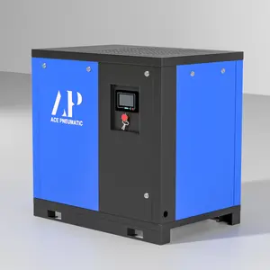 Kompresor udara sekrup hemat energi efisiensi tinggi 7-10bar kompresor industri 7.5-75kw kompresor udara