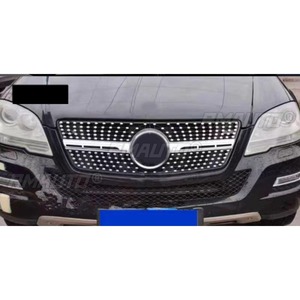 Bandes décoratives pour calandre de voiture, kit carrosserie de calandre de course, calandre avant pour Mercedes Benz ML W164 2009-2011, pièce extérieure - Product Image 3