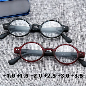 <strong>Mini</strong> Round Frame <strong>Reading</strong> <strong>Glasses</strong> Retro Ultralight Hyperopia Presbyopic <strong>Glasses</strong> for Women Men - Product Image 2