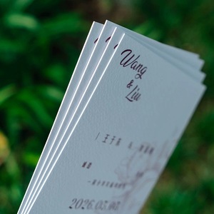 Invitation de <span class=keywords><strong>mariage</strong></span> vintage française personnalisée avec design en relief et autocollant de sceau de cire - Product Image 6