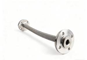 304 Edelstahl-Flanschbalg Metallschlauch DN15 20 25 50 Fester Flansch Beweglicher Flanschanschluss - Product Image 4