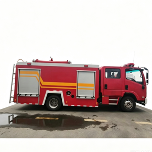 Camion de pompiers 4x2 avec réservoir d'eau de 8 m³, nouveau véhicule de sauvetage Isuzu 4x2 diesel, camion de pompiers de 8 m³/10 m³ - Product Image 1