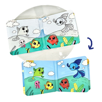 Livre de coloriage magique réutilisable à l'eau pour enfants, bébés et tout-petits, jouet de bain éducatif imperméable qui change de couleur