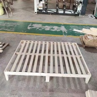 Cadre de lit en bois de couleur blanche pour une personne Lit en MDF bon marché