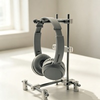 Support de casque de style industriel, support de casque de bureau, support multifonctionnel pour casque de jeu, présentoir pour écouteurs, autres meubles de maison