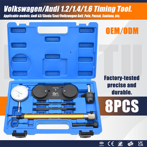 Kit d'outils <span class=keywords><strong>de</strong></span> calage <span class=keywords><strong>de</strong></span> <span class=keywords><strong>distribution</strong></span> <span class=keywords><strong>de</strong></span> moteur EA111 professionnel haute précision pour réparation automobile VW Audi FSI 1.2T 1.4T 1.4 1.6 FSI - Product Image 1