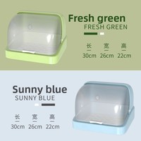 Boîte d'incubation pour perroquets en plastique avec chauffage USB, contrôle de la température tricolore, 38 trous de ventilation, forme carrée, pour l'élevage des oiseaux