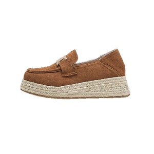 Metal <b>Chain</b> With Hemp <b>Rope</b> Soles Autumn New Thick-Soled Platform Large Size Two-Wear Shoes for Women - Product Image 5