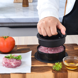Hamburger Press Meat Pie Press Stuffed Burger Mold Maker with Baking Paper Liners Patty Pastry <b>Tools</b> <b>BBQ</b> Kitchen Accessories - Product Image 2